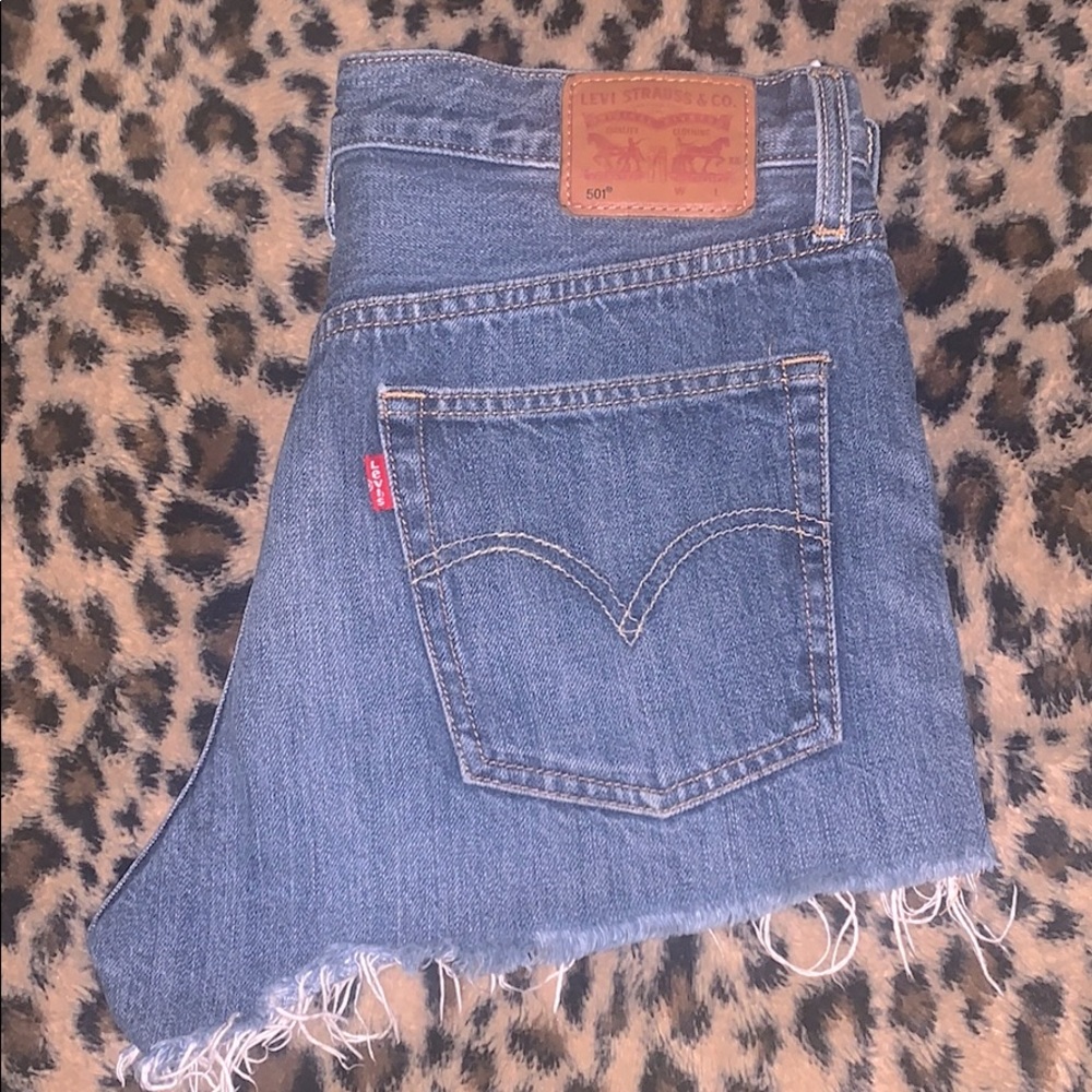 High Waisted Jean Shorts